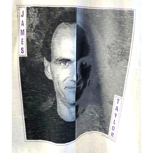 Vtg 1992 James‎ Taylor T-Shirt New Moon Shine Tour Single Stitch Mens XL - Picture 3 of 4